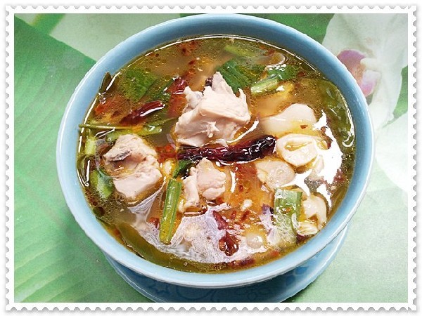 ต้มยำไข่เจียว