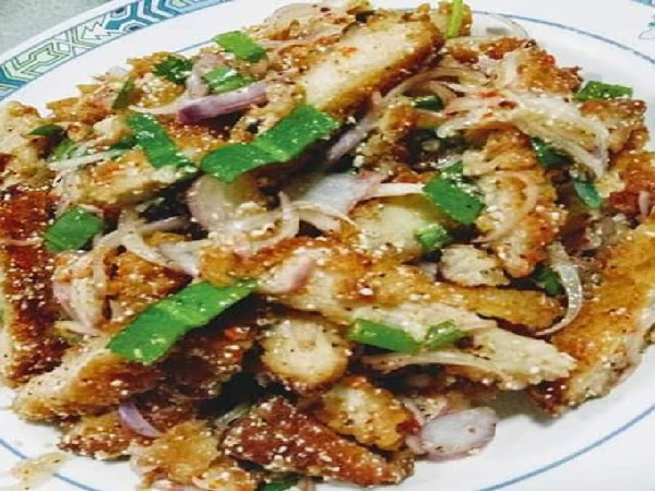 ลาบไก่ทอด (ปีใหม่รับ31ธ.ค.-4ม.ค.)
